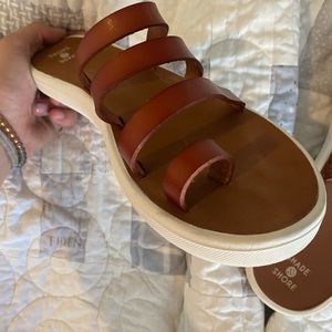 Brown sandals